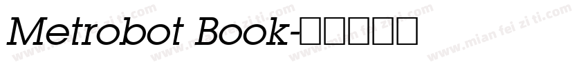 Metrobot Book字体转换